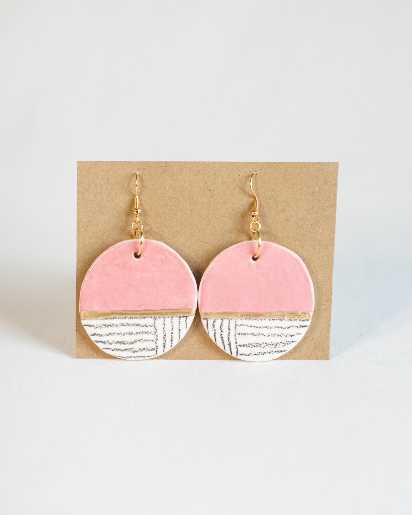 Porcelain earrings